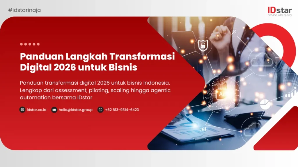 Ilustrasi Panduan Langkah Transformasi Digital 2026 untuk Bisnis