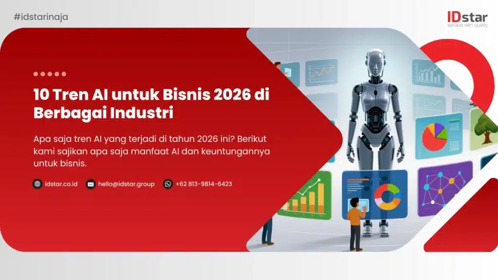 Ilustrasi 10 Tren AI 2026 di Berbagai Industri