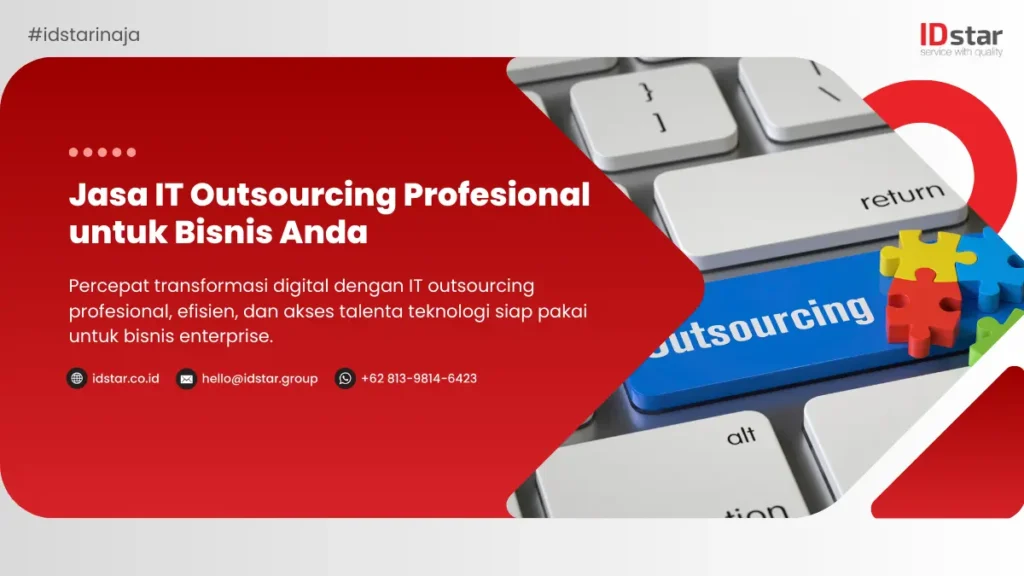Ilustrasi Jasa IT Outsourcing Profesional untuk Bisnis Anda