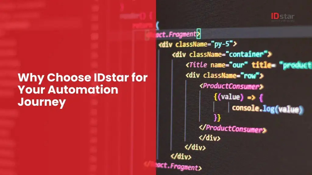 Why Choose IDstar for Your Automation Journey