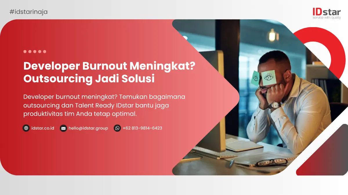 Ilustrasi Developer Burnout Meningkat Outsourcing Jadi Solusi