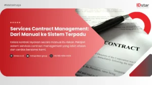 Ilustrasi Services Contract Management Dari Manual ke Sistem Terpadu