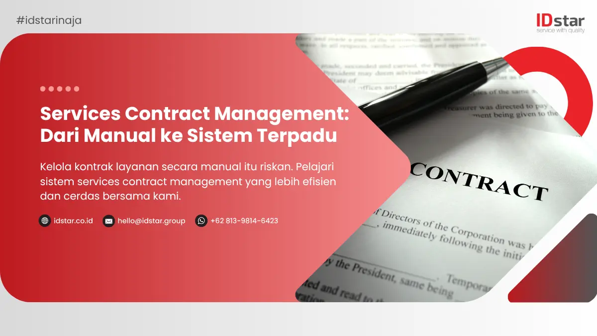 Ilustrasi Services Contract Management Dari Manual ke Sistem Terpadu