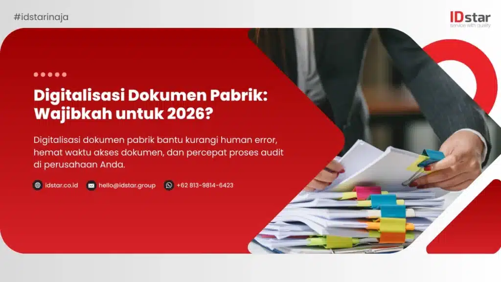 Ilustrasi Digitalisasi Dokumen Pabrik Wajibkah untuk 2026