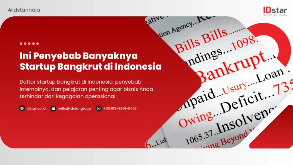 Ilustrasi Penyebab Banyaknya Startup Bangkrut di Indonesia
