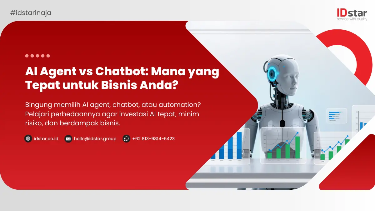 Ilustrasi AI Agent vs Chatbot, Mana yang Tepat untuk Bisnis Anda