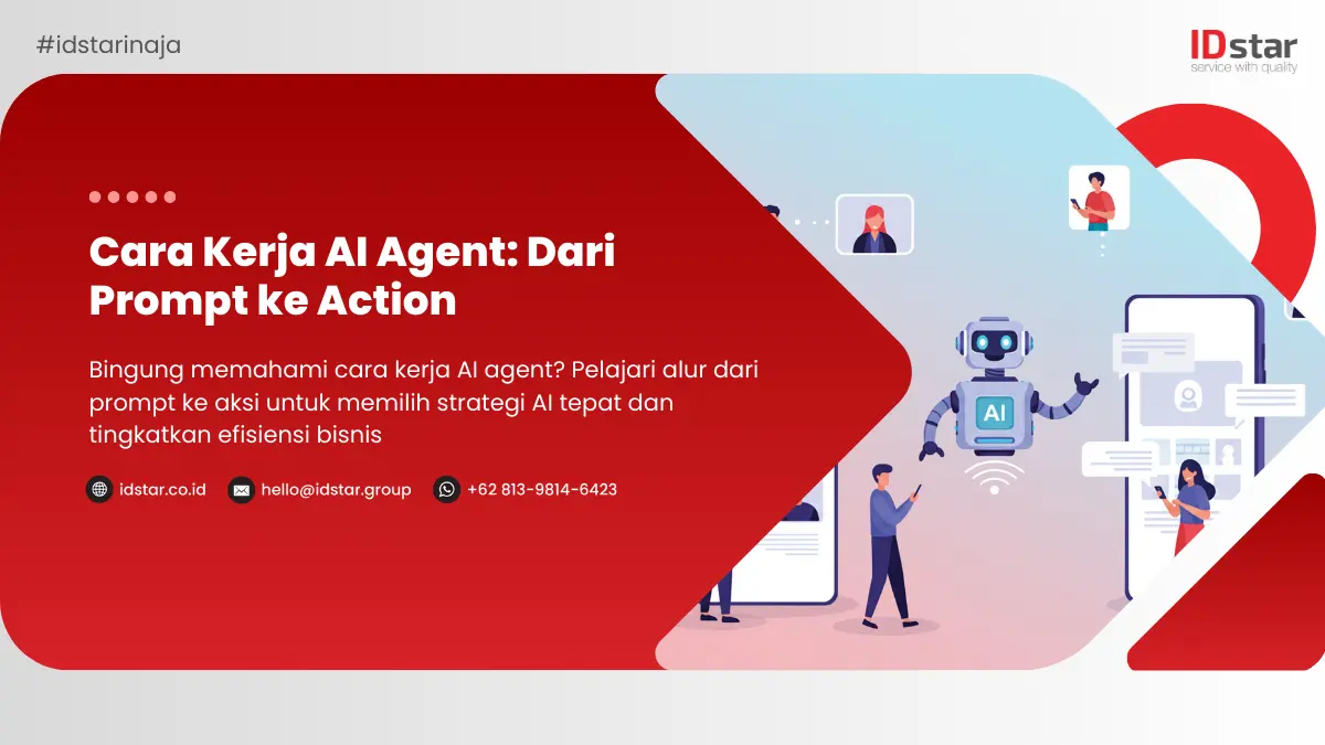 Ilustrasi Cara Kerja AI Agent Dari Prompt ke Action