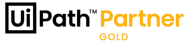 logo UI Path Patner Gold