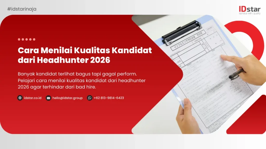 Ilustrasi Cara Menilai Kualitas Kandidat dari Headhunter 2026