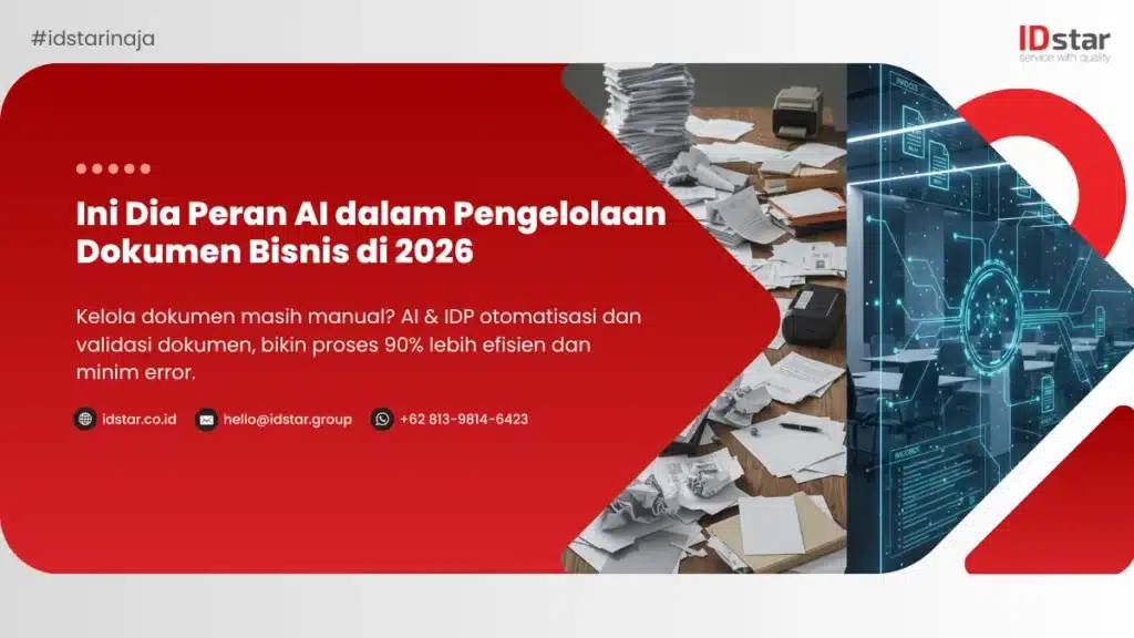Ilustrasi Peran AI dalam Pengelolaan Dokumen Bisnis di 2026
