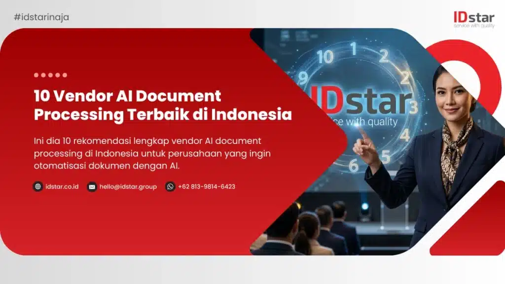 Ilustrasi 10 Vendor AI Document Processing Terbaik di Indonesia