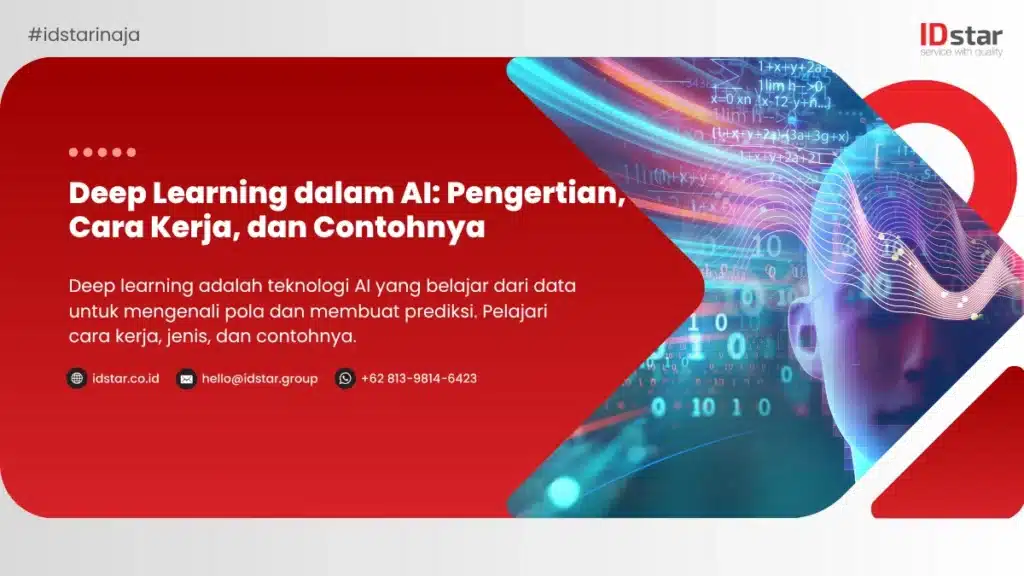 Ilustrasi Deep Learning dalam AI Pengertian, Cara Kerja, dan Contohnya
