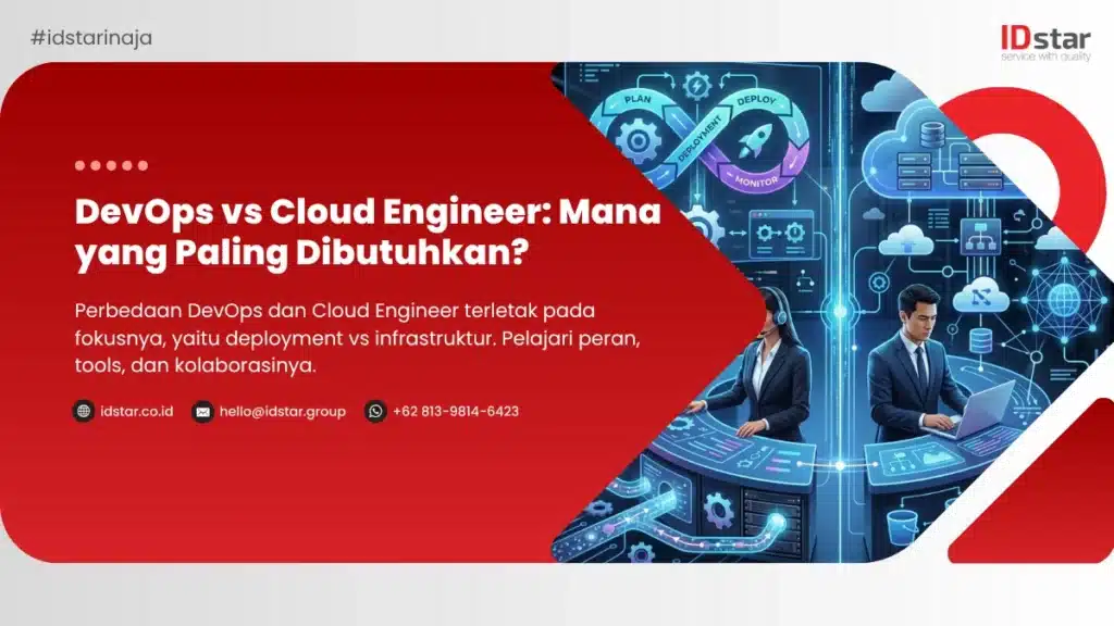 Ilustrasi DevOps vs Cloud Engineer Mana yang Paling Dibutuhkan