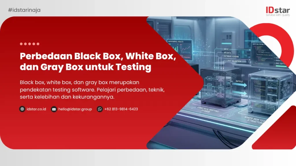 Ilustrasi Perbedaan Black Box, White Box, dan Gray Box untuk Software Testing