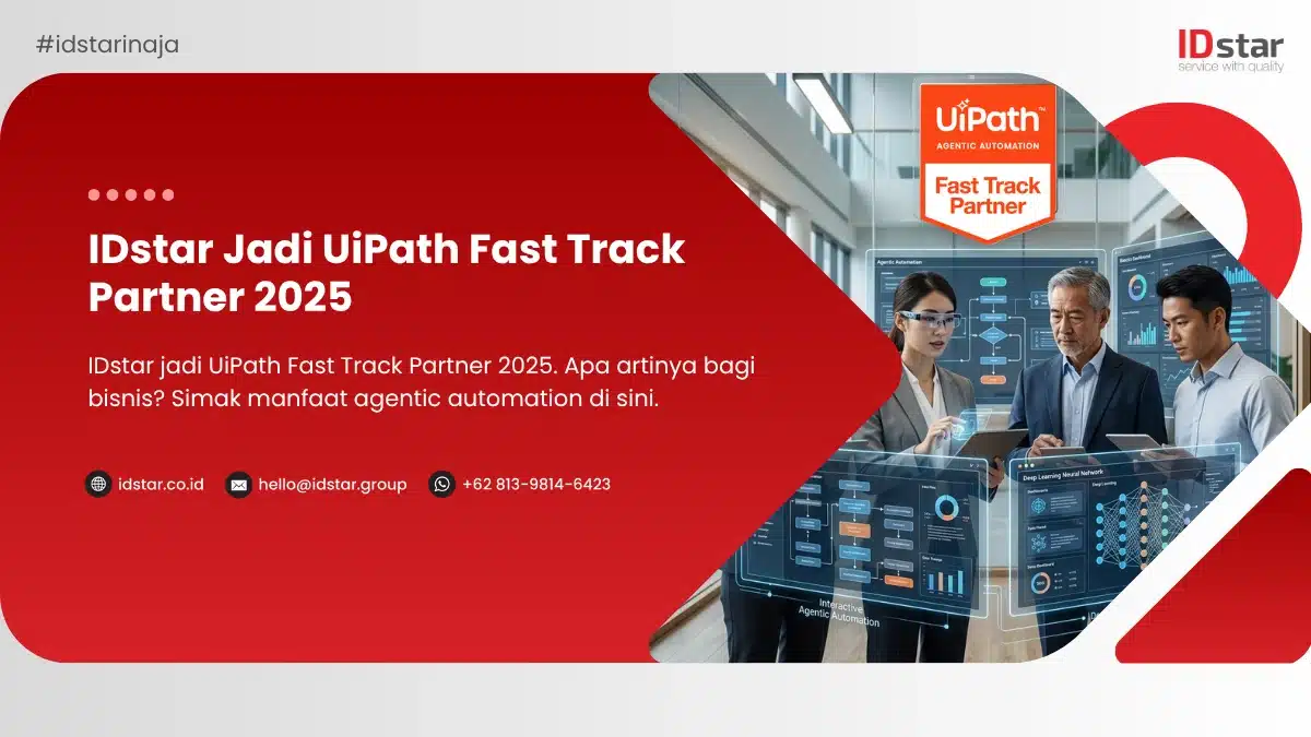 Ilustrasi IDstar Jadi UiPath Fast Track Partner 2025