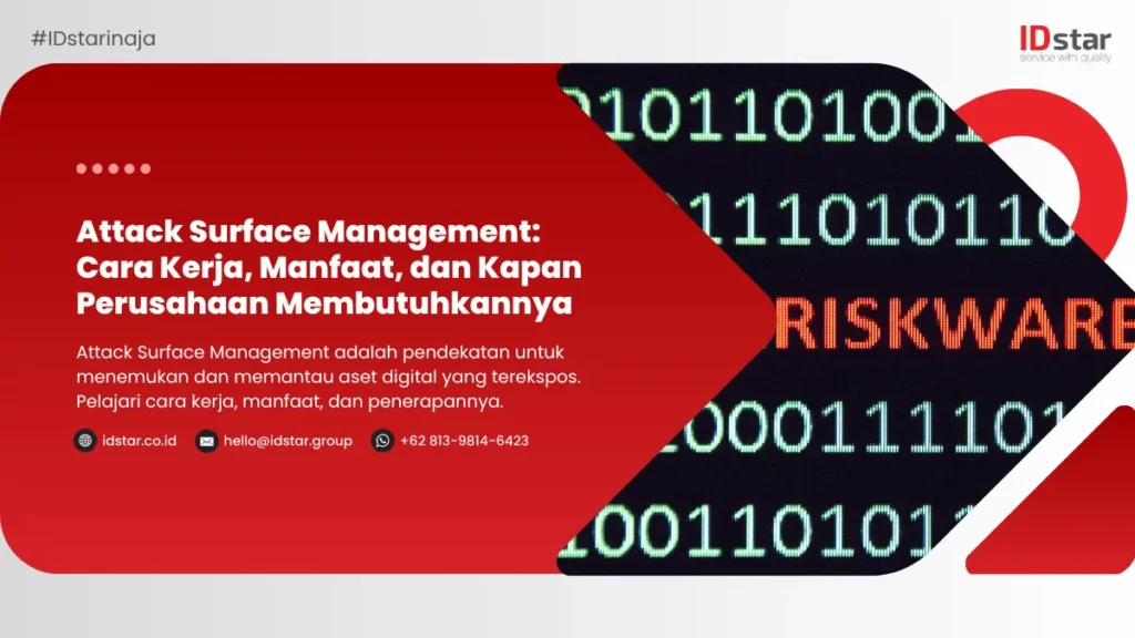 Attack Surface Management: Cara Kerja, Manfaat, dan Kapan Perusahaan Membutuhkannya