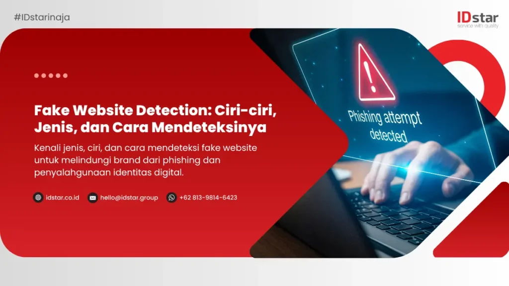 Fake Website Detection: Ciri-ciri, Jenis, dan Cara Mendeteksinya